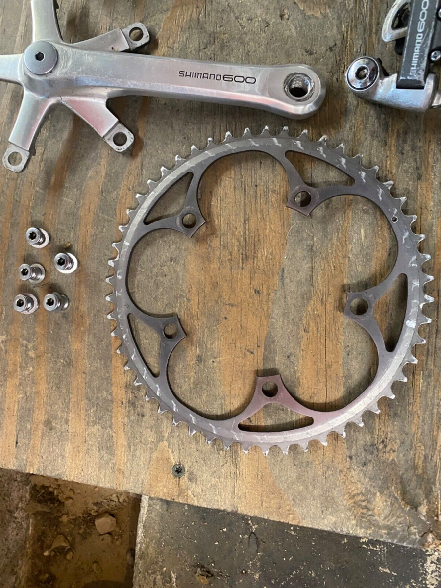 Shimano 600 6207 Group Set Crankset, Brakes, Front & Rear