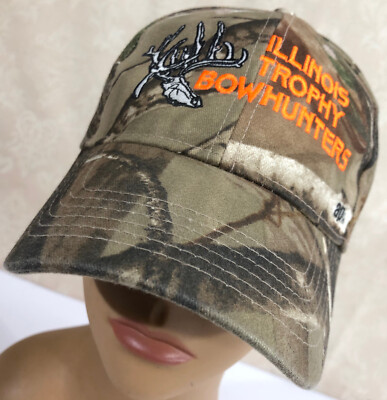 Trophy Bowhunters Camo Illinois Strapback Baseball Cap Hat