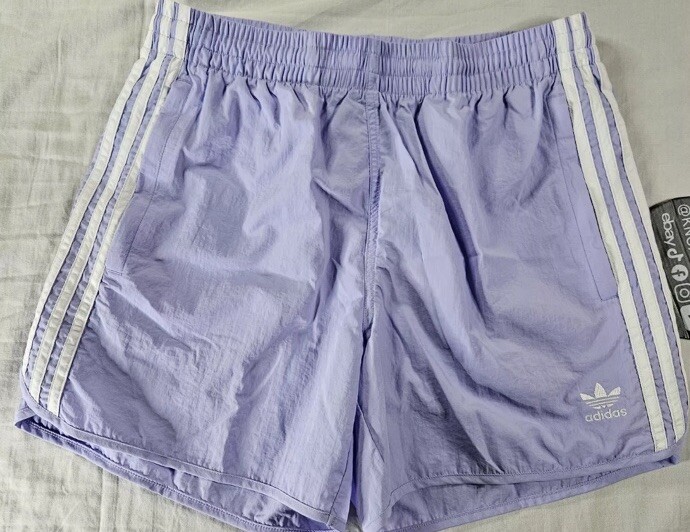 【ストリート好き必見】adidas originals Stripe Short Pants Adidas Originals Sprinter Shorts Violet Trefoil Stripe
