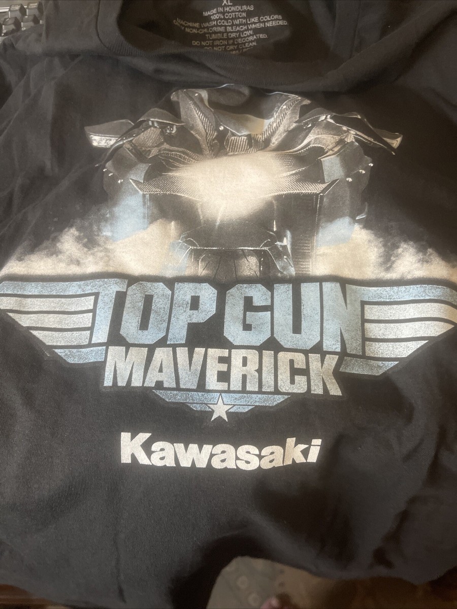 KAWASAKI TOP GUN T SHIRT Adult Small H2 H2R Ninja ZX1000 ZX10R ZX