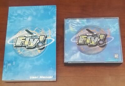 Fly! PC CD-ROM Terminal Reality Studios 1999 Flight Simulator w/ Manual 