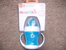 Munchkin Gentle Transition Cup, Blue, 4 Oz.  NEW IN PACKAGE box ace