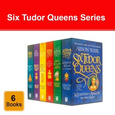 Six Tudor Queens Series Collection Books Set by Alison Weir Katharine  Parr UK