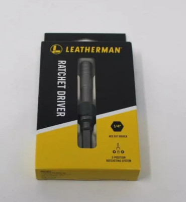 BRAND NEW IN BOX Leatherman Ratchet Driver 1/4 Hex Bit Model 931030 Ships FAST