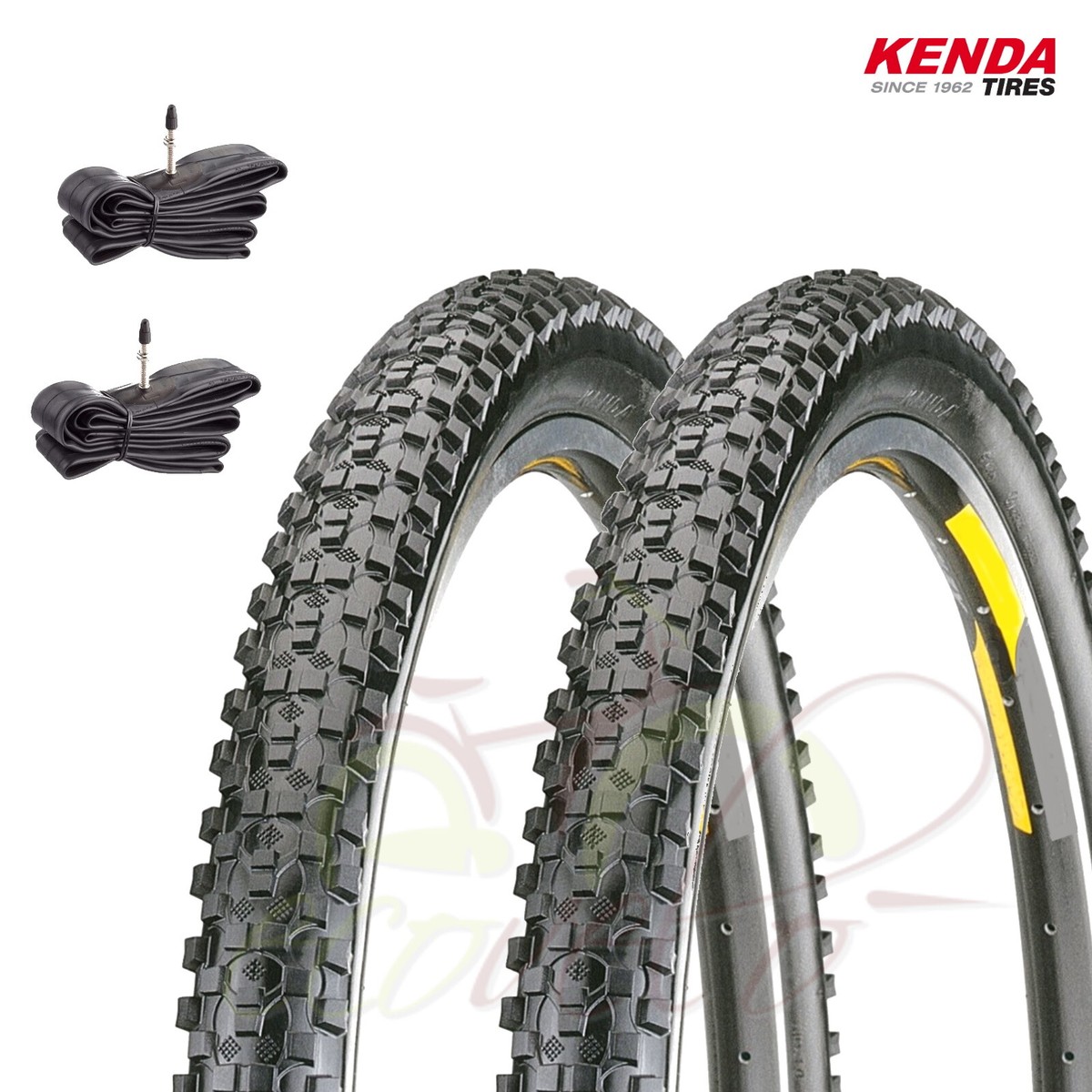 KIT TIRES MTB BIKE BICYCLE 29 X KENDA K1027 TIRES CHAMBERS