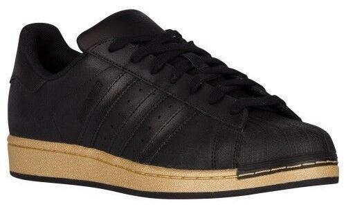 Black And Gold Shell Toe Adidas