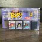 Funko Disney Princess Bitty Pop Figure 4 Pack Ariel Mulan Tiana Anna Chase New