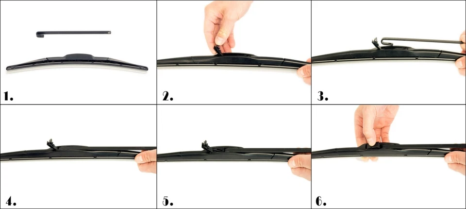 Fits HONDA INSIGHT 2009-14 Set of 3 wiper blades HY-035 26"16"16" HRC — 第 4/4 张图片