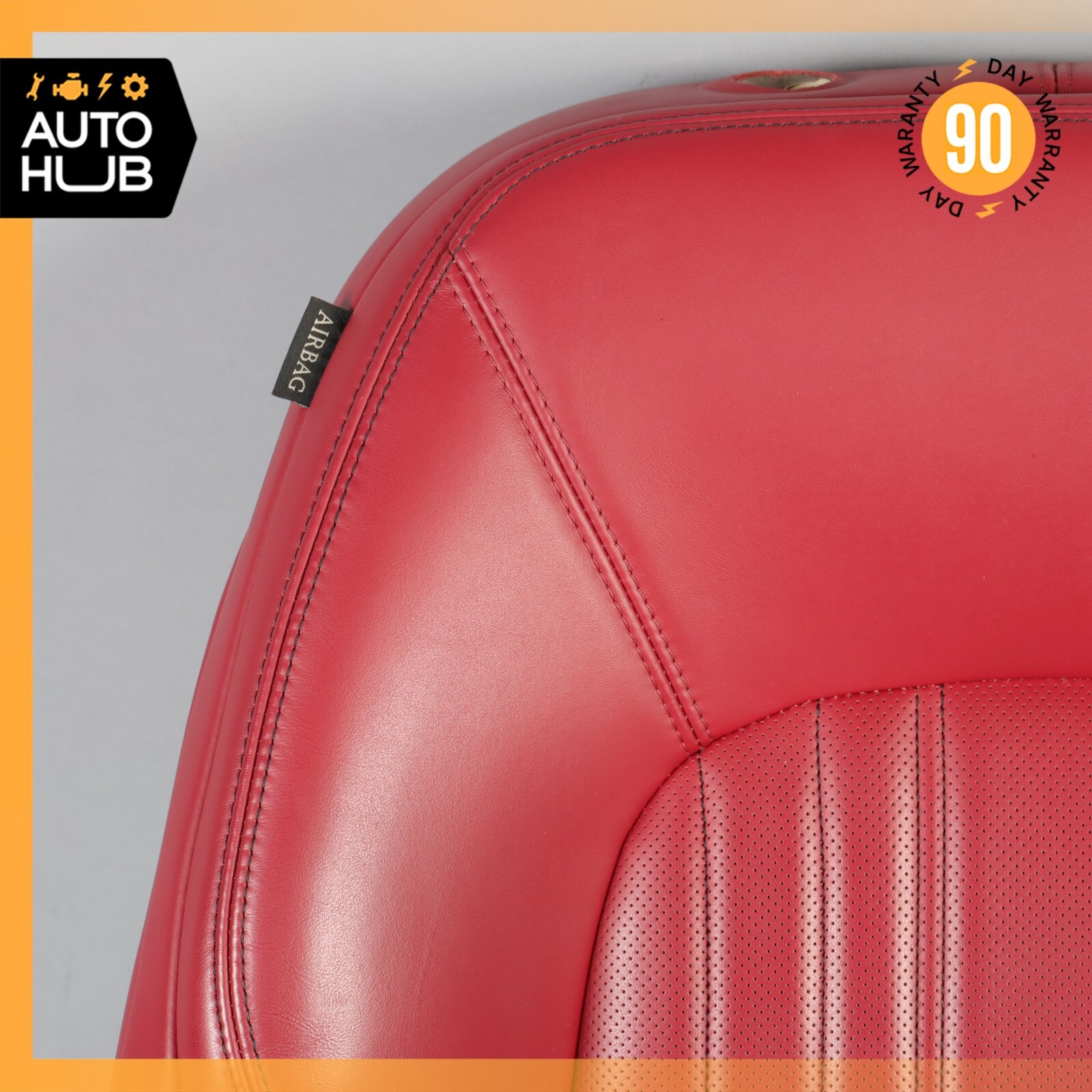 17-22 Maserati Levante S M161 Front Right Top Upper Seat Cushion Red OEM 26k
