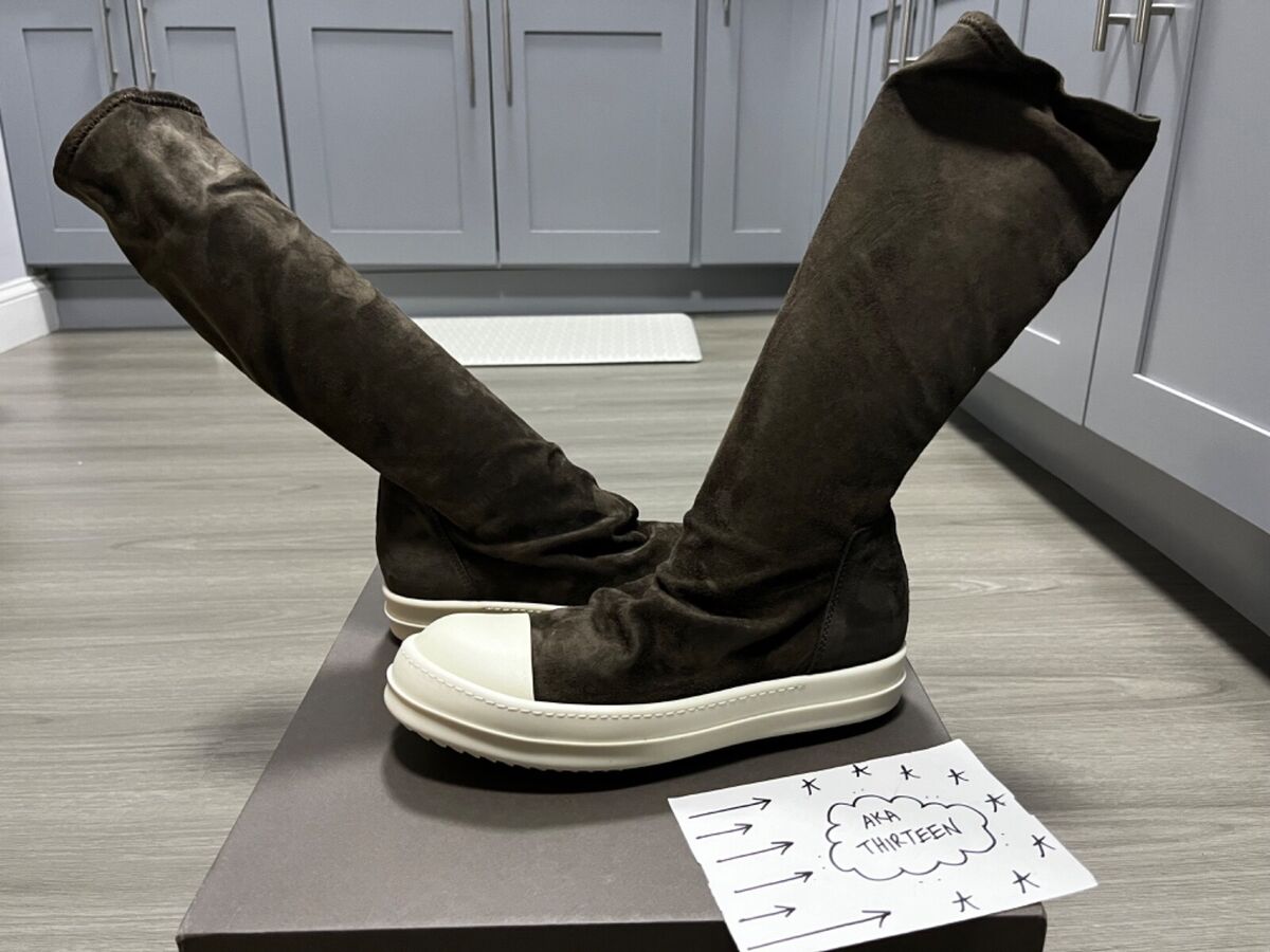Rick Owens Sock Sneak dark dust 39 RP16S9872/LSSP drkshdw Rick Owens Sock Sneak dark dust 39 RP16S9872/LSSP drkshdw