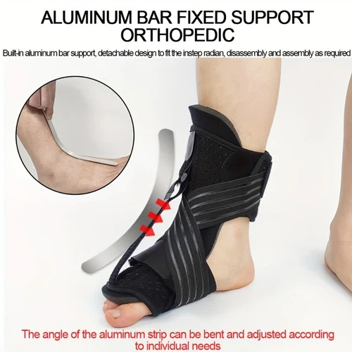 Plantar Fasciitis Night Splint Adjustable Straps Relief Night Splint - Picture 5 of 13