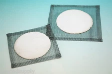 Lab Wire Gauze Square Bunsen Burner Ceramic Tripod  Net Mesh Support  a set of 7