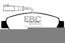 EBC Brakes Bremsbeläge Satz Vorne Bremsklötze für FIAT GRANDE PUNTO (199)