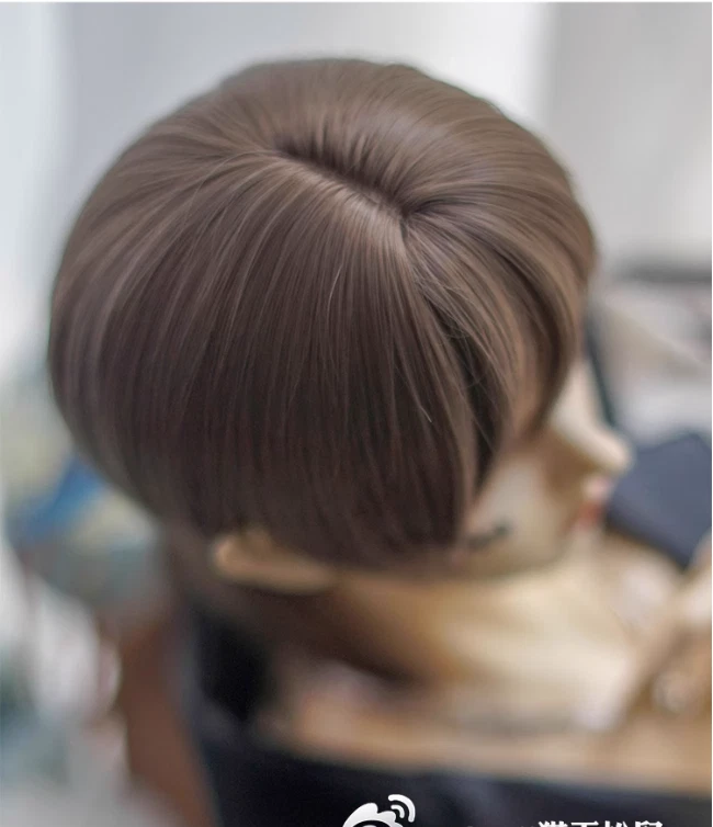 1/6 1/4 1/3 Uncle Male BJD Doll Boy Short Wig Hair High Temperature Fiber DIY - Image 3 of 4