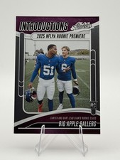 2025 Panini Absolute - Introductions Jaxson Dart, Abdul Carter #I-ACR (RC)