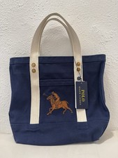 Polo Ralph Lauren  Small Canvas Tote Bag Navy 