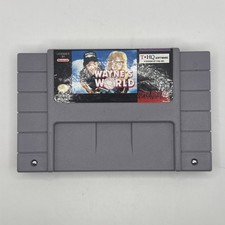 Waynes World (Super Nintendo SNES, 1992) Game Cart ONLY Authentic - Working