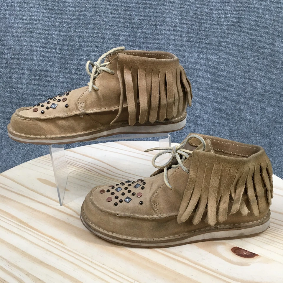 Ariat Botas Mujer 8.5B Cruiser Tachonado Cordones Chukka Botín 10021614 Marrón Foto 2 de 4