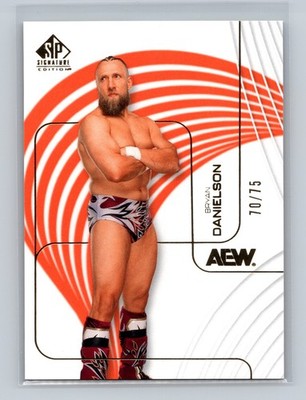 2025 Upper Deck SP AEW Signature Edition Orange /75 Bryan Danielson #67