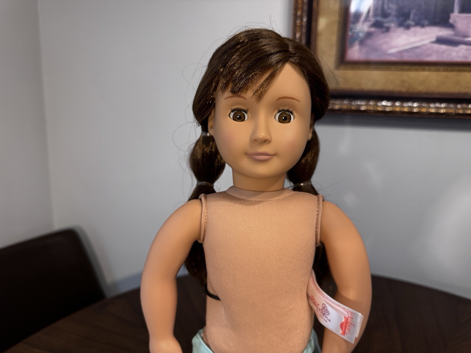 Our Generation Doll Reese Brown Hair And Eyes Old Original Face Mold Poseable