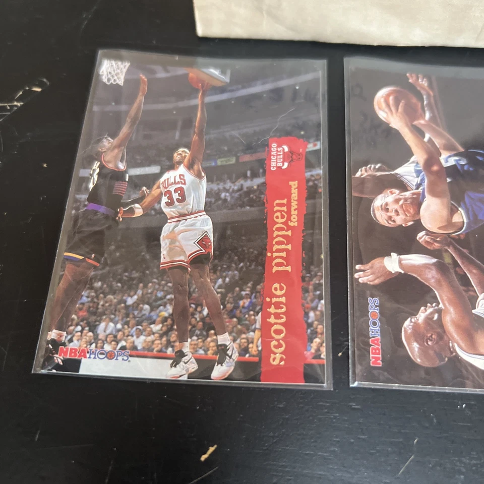1995-96 Skybox NBA Hoops 篮球系列 1 全套 250 失踪 #21 乔丹 — 第 2/4 张图片
