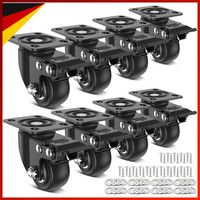 Schwerlastrollen 50Mm GeräUscharm TragfäHigkeit 600Kg MöBelrollen 8Er Set