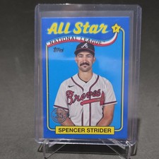 Topps 2024 Series 2 All Star NL Spencer Strider Braves 35th Anniv #89ASB-15 Blue