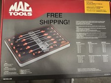Mac Tools Sdrb12fno 12 Pc Screwdriver Set Orange.