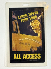 VINTAGE ALL ACCESS BACKSTAGE PASS: 1995 - Aaron Tippin - Man on a Mission Tour