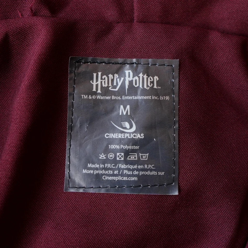 Harry Potter Gryffindor Bata Adulto Mediana Réplica de Cine Disfraz con Capucha Juegos con disfraces Foto 3 de 4