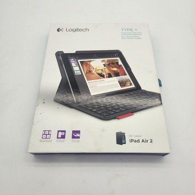 Logitech 920-006912 Type+ Case W/Integrated Keyboard for iPad Air 2 Black