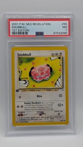 Snubbull (1st Edition) graded PSA 7 for sale on eBay