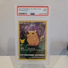 2021 Pokémon Celebrations Pikachu Full Art Holo PSA 9 Mint 005/025