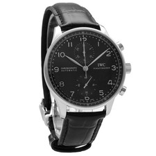 IWC Portugieser Chronograph IW371447 Black Dial 40.9mm 2016 Box 13