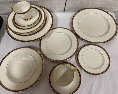 12 Pc / 2 Place Settings LENOX USA, Monroe Presidential Collection Bone China