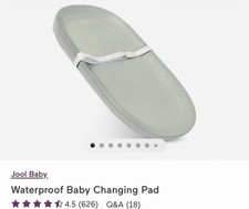 Jool Baby Waterproof Baby Changing Pad - Easy to Clean, Lightweight- Sage