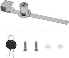 Glasvitrine Schloss, Schiebetürschloss mit Schlüssel, Glastürschloss Sicherheits