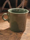 Fiestaware Sage Green Ring Handled Mug Coffee Cup EUC Retired Fiesta