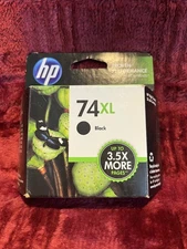 Genuine HP 74XL Black Ink Cartridge CB336WN Date on Box is Unreadable