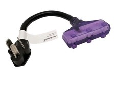 61469 Dryer Adapter Cord Dryer 3-Prong 10-30P Male to 3 5-15R Female