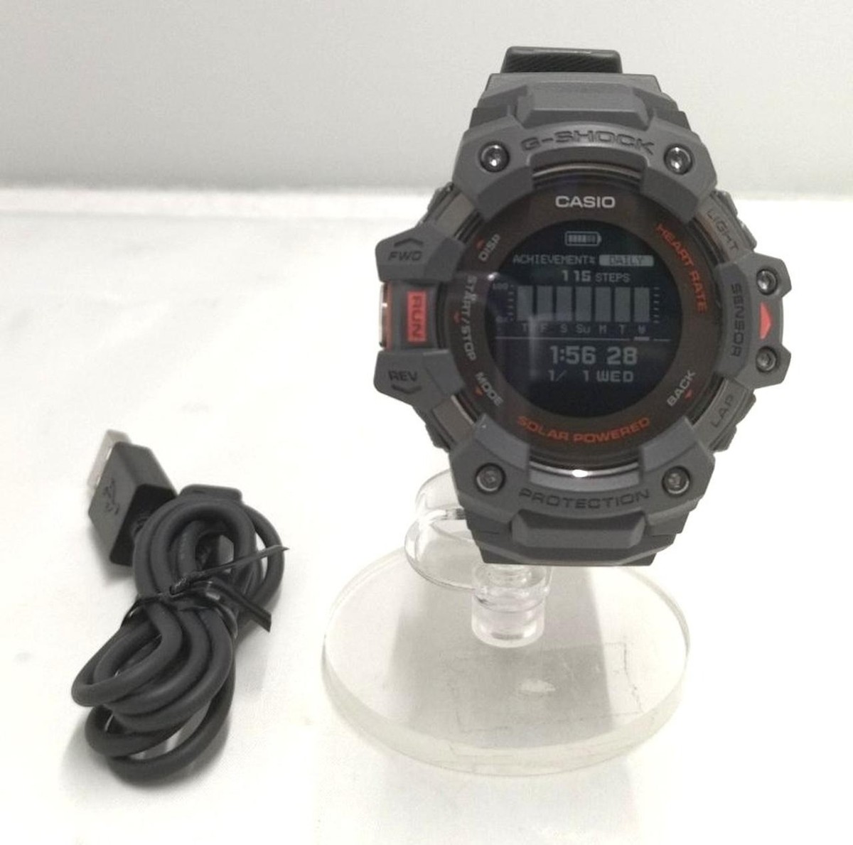 【美品】CASIO G-SHOCK GBD-H1000-8JR G-SQUAD GBDH1000-8 | G-SHOCK G-SHOCK MOVE Black | CASIO