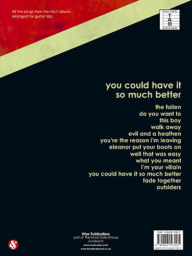 Learn to Play Franz Ferdinand You Could Have it so much Better Album GUITAR TAB - Picture 3 of 5