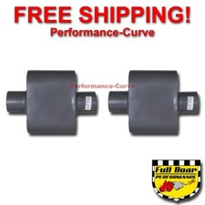 Pair Of Single Chamber Performance Race Mufflers Full Boar Cc - 3 - Fb428