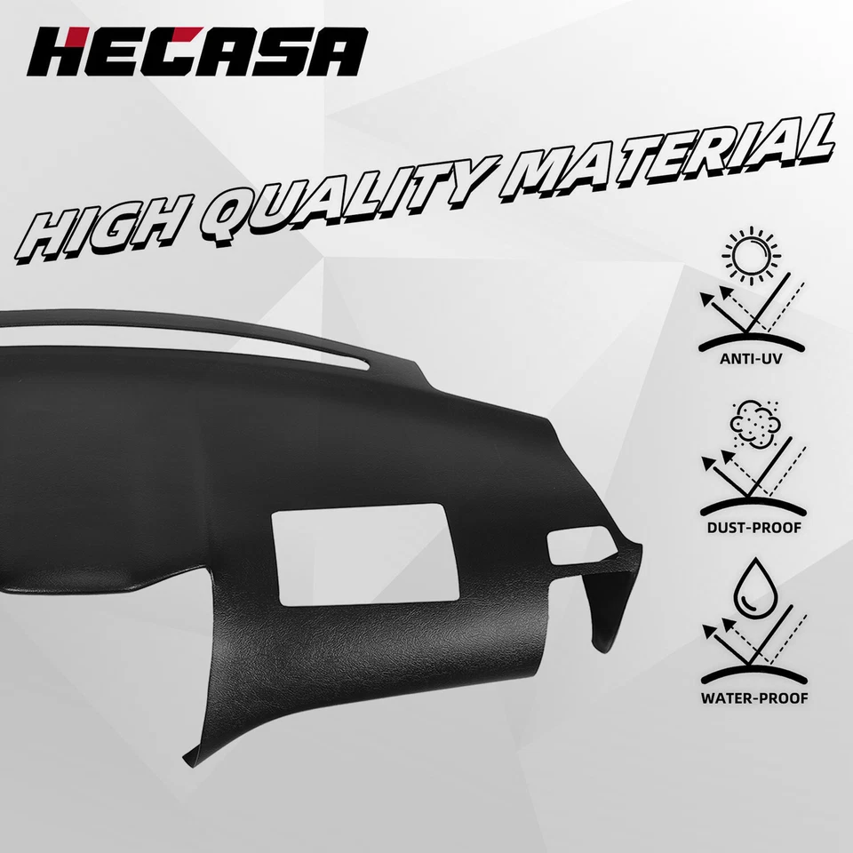 Molded Dash Cover Overlay Cap Pad Black For 2004-2009 Lexus RX330 RX350 RX400H — 第 4/4 张图片