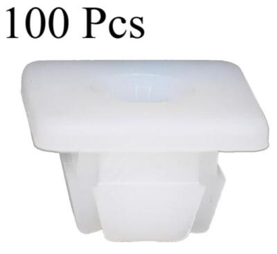 100 Pcs License Plate Nut 1/4