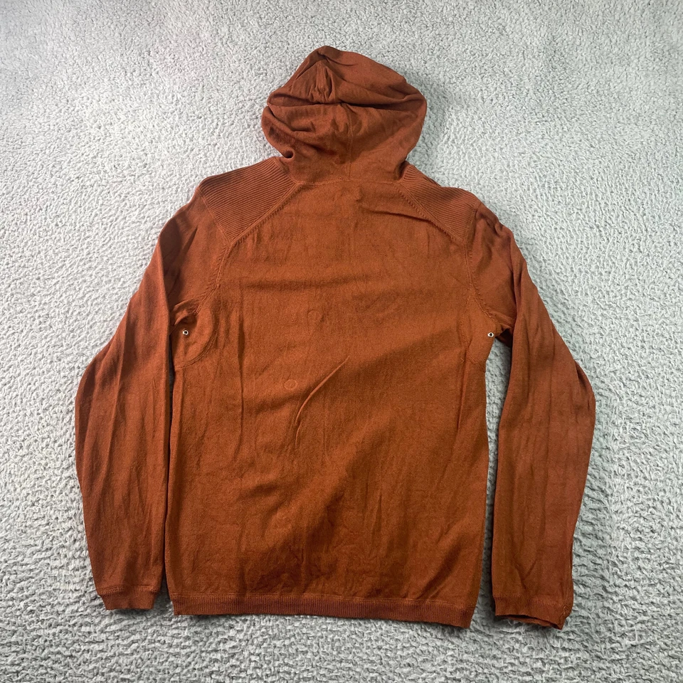 Chicos Sudadera con Capucha Mujer Pequeña 0 Naranja Rayón Nylon Cremallera Ligera Manga Larga Foto 3 de 4