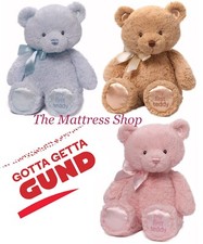 ~β€οΈGUND MY FIRST TEDDY Bear Newborn Baby Gift Soft Toy 25/38cm Present Blue Pink