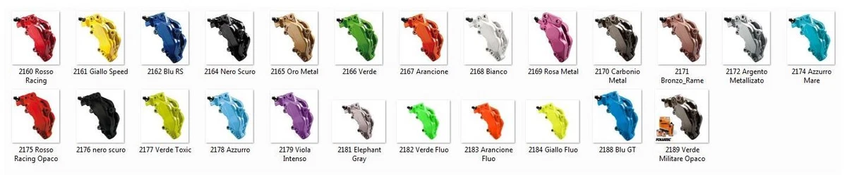 Kit de pintura pinzas de freno FOLIATEC altas temperaturas con accesorios