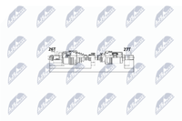 Nty NPW-HD-014 Antriebswelle FüR Honda