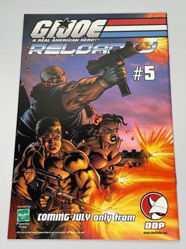 GI Joe A Real American Hero Reloaded DDP Comic Book Issue #4 2004 - Picture 2 of 2